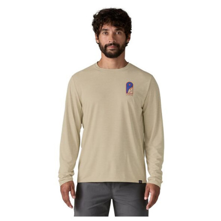 T-shirt homme Patagonia M's L/S Cap Cool Daily Graphic Shirt - Lands