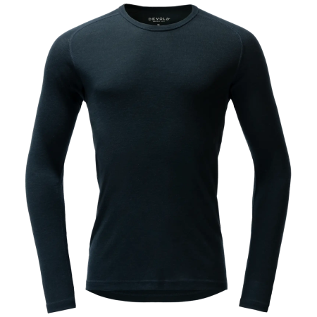 T-shirt fonctionnel homme Devold Adventure Merino 190 Shirt Man bleu foncé Ink