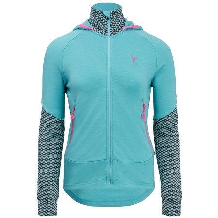 Sweat-shirt femme Silvini Artica bleue ocean-turquoise