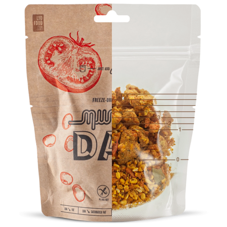 Repas déshydraté Lyo food Haricots mungo à l'indienne avec sauce tomate 270 g