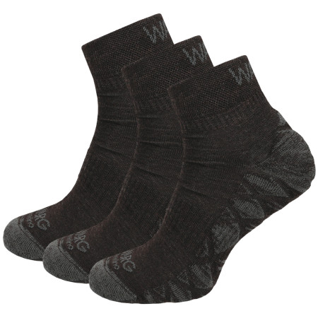 Chaussettes Warg Endurance Merino Mid 3-pack brun Brown