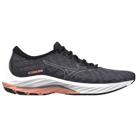 Chaussures de running femme Mizuno Wave Rider 26 gris foncé OdysseyGray/Quicksilver/Salmon