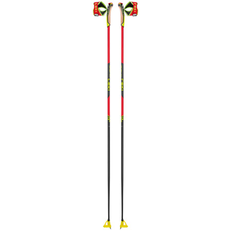 Bâtons course Leki PRC 750 noir / rouge bright red-neonyellow-black