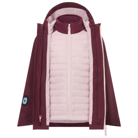 Veste d'hiver fille Regatta Girls Trekktain 3-in-1 II FigPowLilac