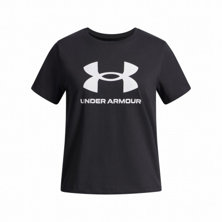 T-shirt enfant Under Armour BIG LOGO SS-BLK noir / blanc Black