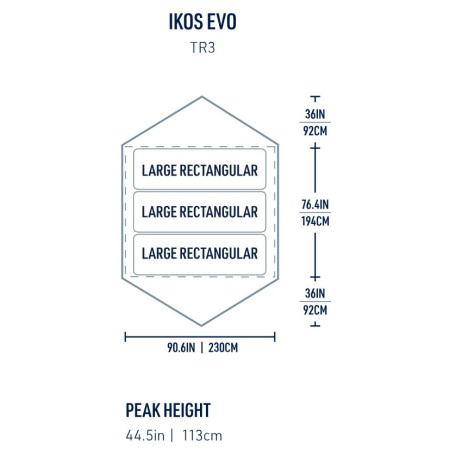 Tente Sea to Summit Ikos Evo Tent TR3