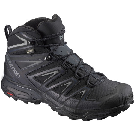 Chaussures homme Salomon X Ultra 3 Wide Mid GTX® vert Black/IndianInk/Monument