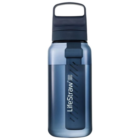 Bouteille filtrante LifeStraw Go 2.0 Water Filter Bottle 1L bleu foncé Aegean Sea