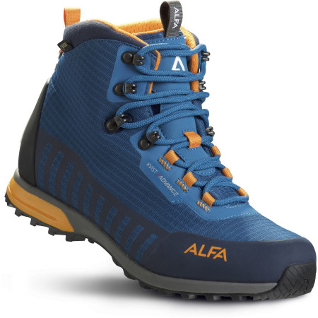 Chaussures homme Alfa Kvist advance GTX M bleue Seaport/Orange