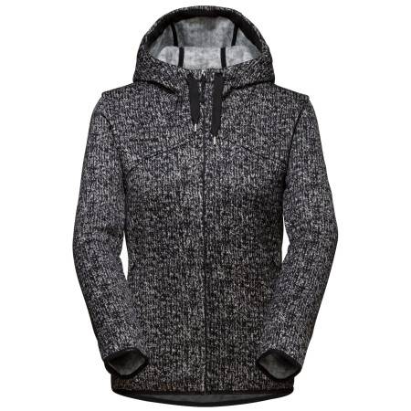 Pull femme Mammut Chamuera ML Hooded Jacket W vert Black