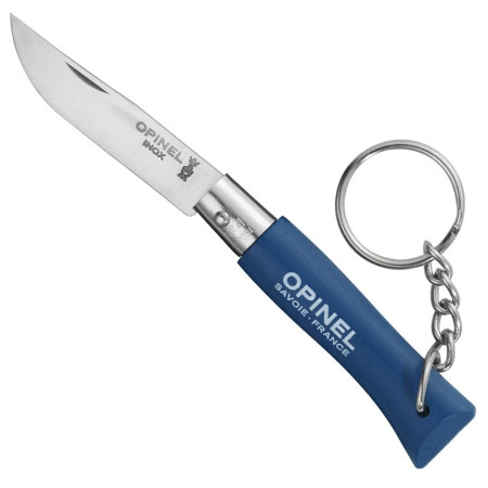 Porte-clés Opinel N°04 Inox bleu blue
