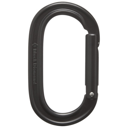 Mousqueton Black Diamond Oval Keylock noir Black