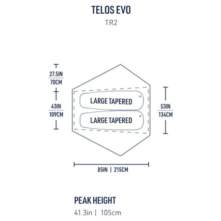 Tente Sea to Summit Telos Evo Bikepack Tent - TR2