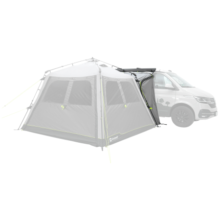 Connecteur tente Outwell Fastlane 300 Vehicle Connector with door gris Grey
