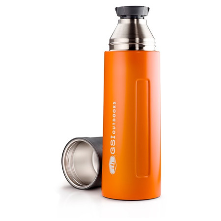 Thermos GSI Outdoors Glacier Vaccum Bottle 1L orange