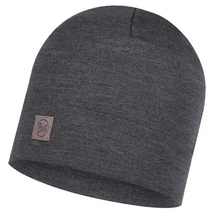 Bonnet Buff HW Merino Wool Hat girs SolidGray