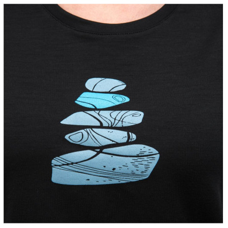 T-shirt femme Sensor Merino Blend Stone