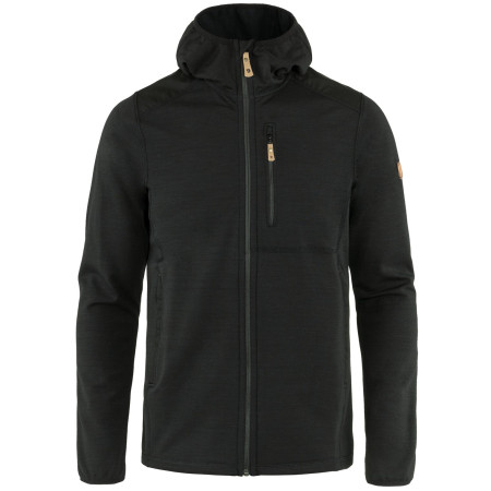 Sweat-shirt homme Fjällräven Keb Fleece Hoodie M vert Black