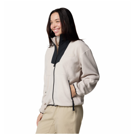 Sweat-shirt femme Columbia Sequoia Grove™ Full Zip Fleece beige Dark Stone, Black