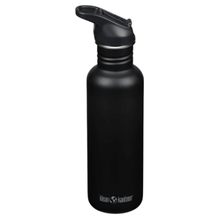 Bouteille en acier inoxydable Klean Kanteen Classic 27oz (w/Flip Seal Sport) noir Black