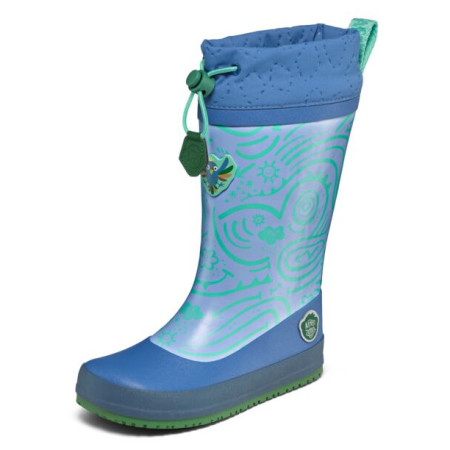 Bottes enfants Affenzahn Rainboot Vegan Puddly Bird of Paradise