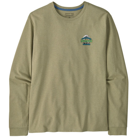 T-shirt homme Patagonia Long-Sleeved Great Waves Responsibili-Tee vert Gumtree Green
