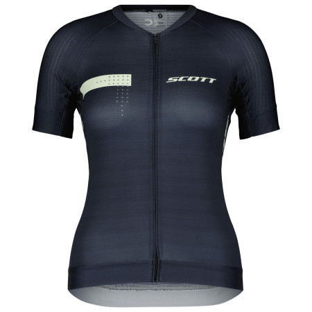 Maillot vélo femme Scott W's RC Pro SS bleue dark blue/fresh green