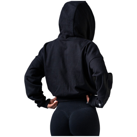 Sweat-shirt femme Nebbia Black zip-up hoodie Power