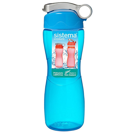 Bouteille Sistema HourGlass Bottle 645ml bleue