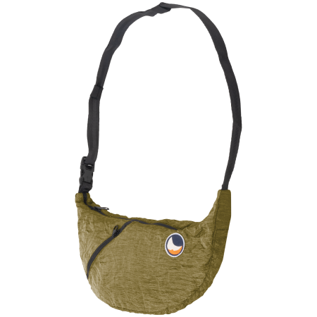 Sac banane Ticket to the moon Upcycled Sling Bag Premium kaki Olive Brown
