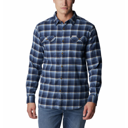 Chemise homme Columbia Flare Gun™ Stretch Flannel 2023 bleue Collegiate Navy Shadow Plaid
