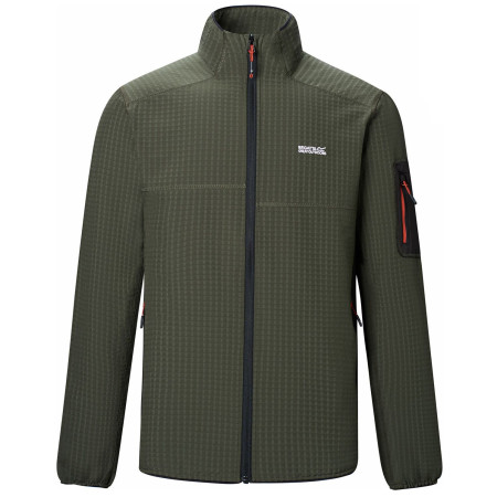 Sweatshirt fonctionnel homme Regatta Baslinn kaki foncé DarkKhak/Blk