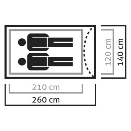Tente de randonnée Salewa Litetrek Pro II Tent