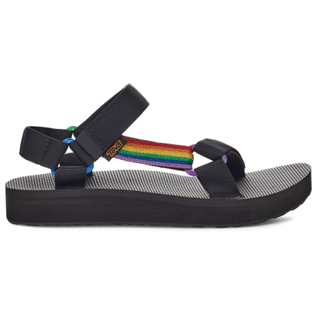 Sandales femme Teva Midform Universal Pride vert