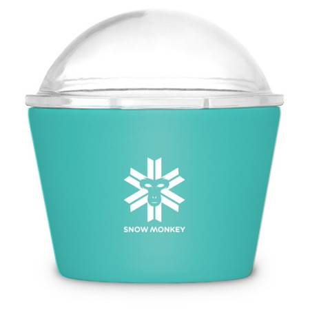 Boîte alimentaire isotherme Snow Monkey Freezie bleu / vert mintsoca