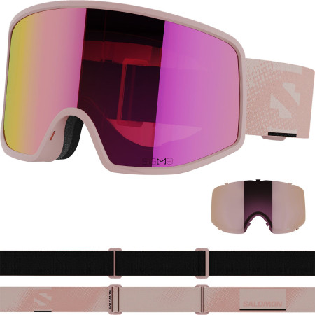 Masques ski Salomon Sentry Pro Sigma +1Lens rose Tropical Peach