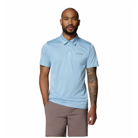 T-shirt homme Columbia Columbia Hike™ Polo bleu Ripple Blue Heather