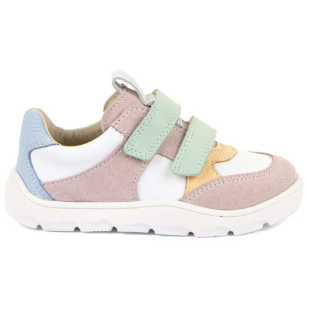 Baskets pour enfant Frodo Barefoot zeru spring White/Pink