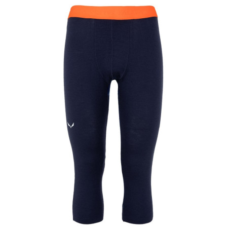 Pantalon sous-vêtement 3/4 homme Salewa Cristallo Warm Amr M 3/4 Tight. bleu foncé NavyBlazer