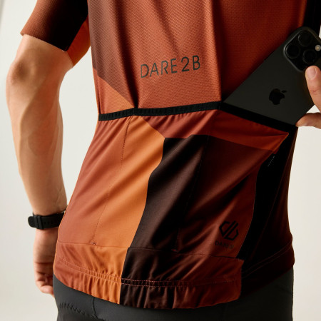 Maillot vélo homme Dare 2b Lightning Short Sleeve Printed Jersey