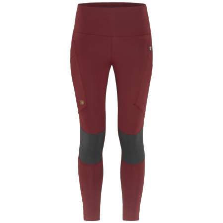 Leggings femmes Fjällräven Abisko Trekking Tights Pro W rouge Pomegranate Red-Iron Grey