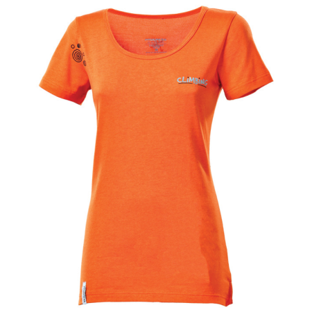 T-shirt femme Progress Lhasa orange clair