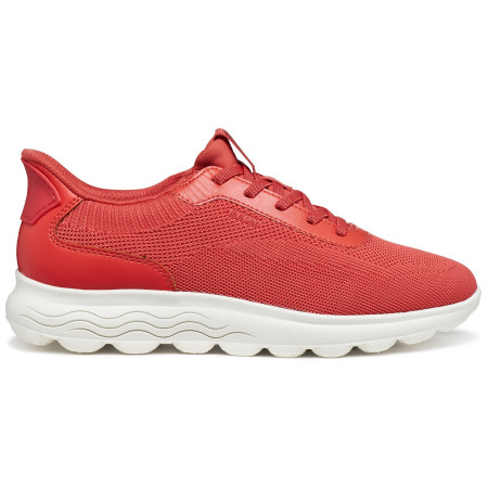 Chaussures femme Geox D Spherica Plus rouge CORAL