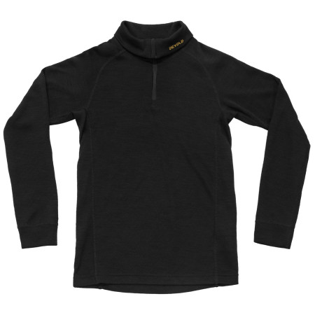 Sweat enfant Devold Duo Active Merino Zip Neck Jr noir BLACK