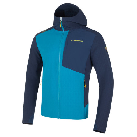 Veste homme La Sportiva Descender Storm Jkt M (2023) bleu / bleue claire Crystal/Night Blue