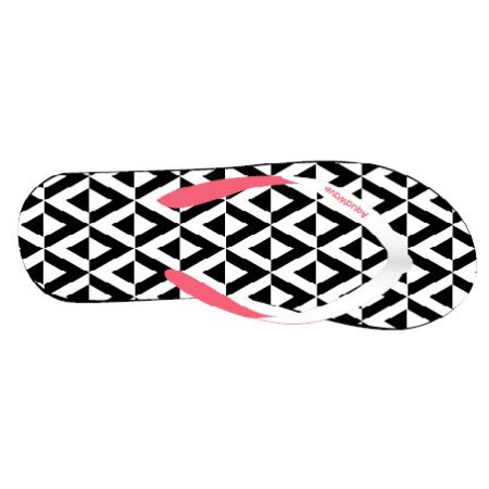 Tongs femme Aquawave Ceura blanc / noir Black/WhitePrint/CalypsoCoral