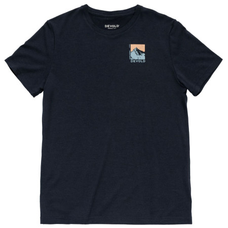 T-shirt homme Devold Classic "Summit" Tee Man noir INK