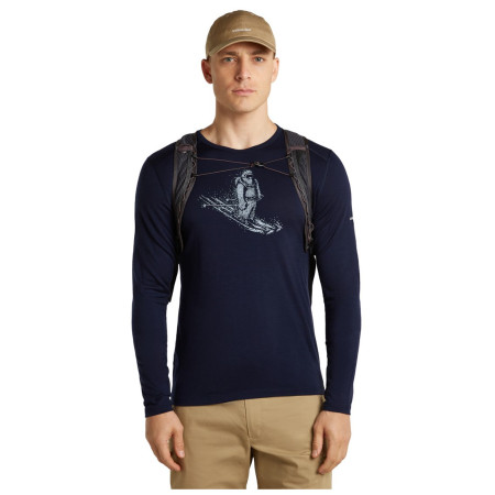 T-shirt fonctionnel homme Icebreaker Men Merino 200 Oasis LS Crewe SkiingYeti