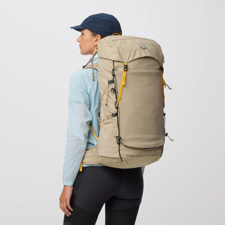Sac à dos randonnée Fjällräven Kajka X-Lätt 45 S/M gris fossil