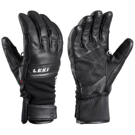 Gants ski Leki Lightning 3D noir / blanc Blackwhite